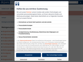 'dejure.org' screenshot