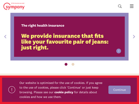 'sympany.ch' screenshot