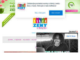 'zenyvmeste.sk' screenshot