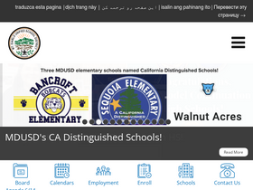 'mdusd.org' screenshot