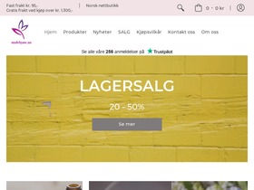 Made By Me AS homepage screenshot