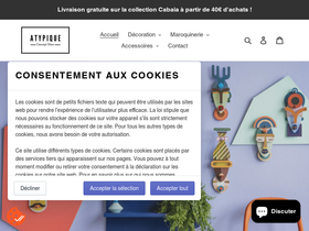 atypiquetoulouse.com homepage screenshot