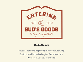 'budsgoods.com' screenshot
