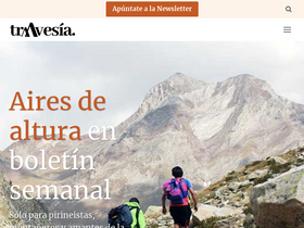 'travesiapirenaica.com' screenshot