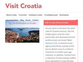 'visit-croatia.co.uk' screenshot