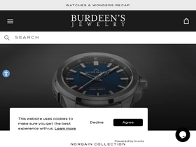 'burdeens.com' screenshot
