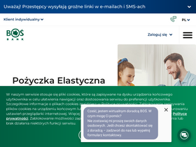 'bosbank.pl' screenshot