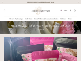 moderndayconfidence.com homepage screenshot