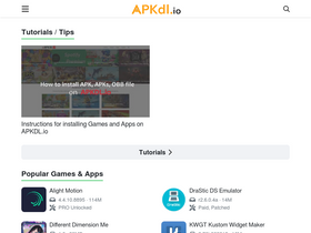 'apkdl.io' screenshot