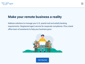 'virtualpostmail.com' screenshot