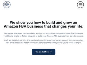 'bjkuniversity.com' screenshot