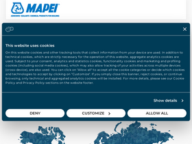 'mapei.com' screenshot