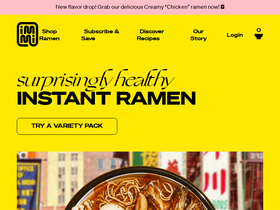 shop.immieats.com homepage screenshot