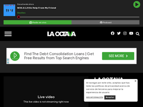 'laoctava.com' screenshot