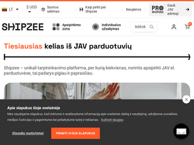 'shipzee.com' screenshot
