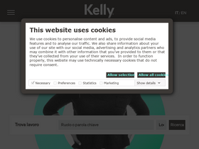 'kellyservices.it' screenshot