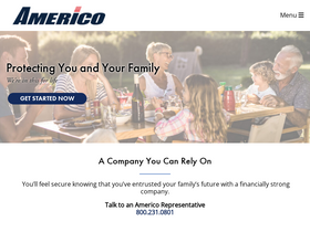 'americo.com' screenshot