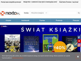 'nexto.pl' screenshot