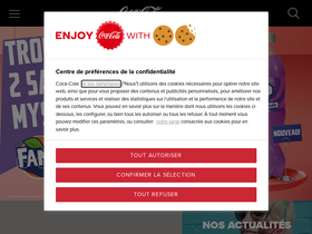 'coca-cola-france.fr' screenshot