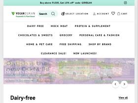 'vegandukan.com' screenshot