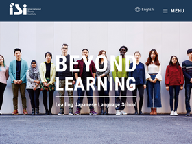 'isi-education.com' screenshot