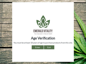 emeraldvitality.co.za homepage screenshot