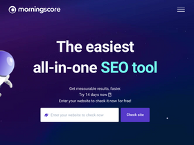 'morningscore.io' screenshot