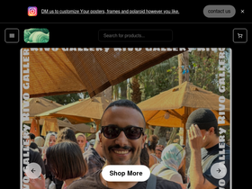 rivo.gallery homepage screenshot