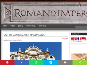 'romanoimpero.com' screenshot