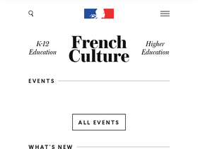 'frenchculture.org' screenshot