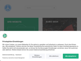 'dfb.de' screenshot