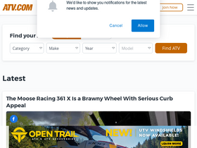 'atv.com' screenshot
