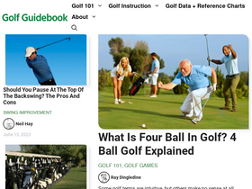 'golfguidebook.com' screenshot