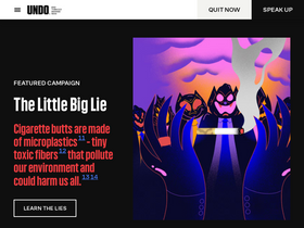 'undo.org' screenshot