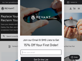 'revantoptics.com' screenshot