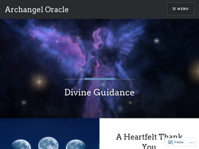'archangeloracle.com' screenshot