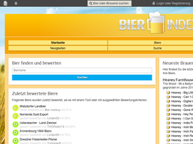 'bier-index.de' screenshot