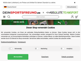 'deinsportsfreund.de' screenshot
