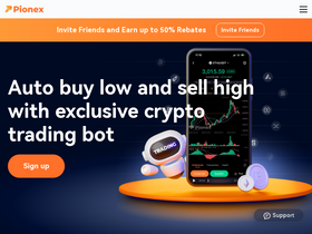 'pionex.com' screenshot