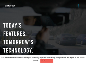 'gentex.com' screenshot