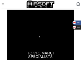 'airsoftdirect.uk.com' screenshot