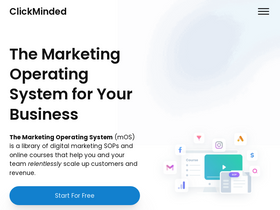 'clickminded.com' screenshot