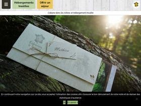 'cabanes-de-france.com' screenshot