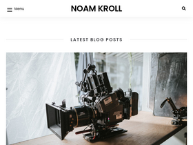 'noamkroll.com' screenshot