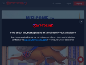 'kryptosino.com' screenshot