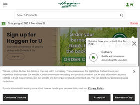 'haggen.com' screenshot