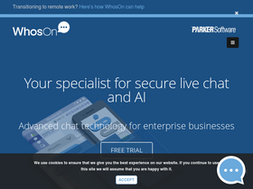 'whoson.com' screenshot