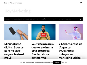 'hoymarketing.com' screenshot