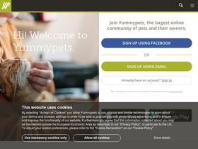 'yummypets.com' screenshot