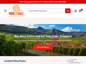'wineonsale.com' screenshot